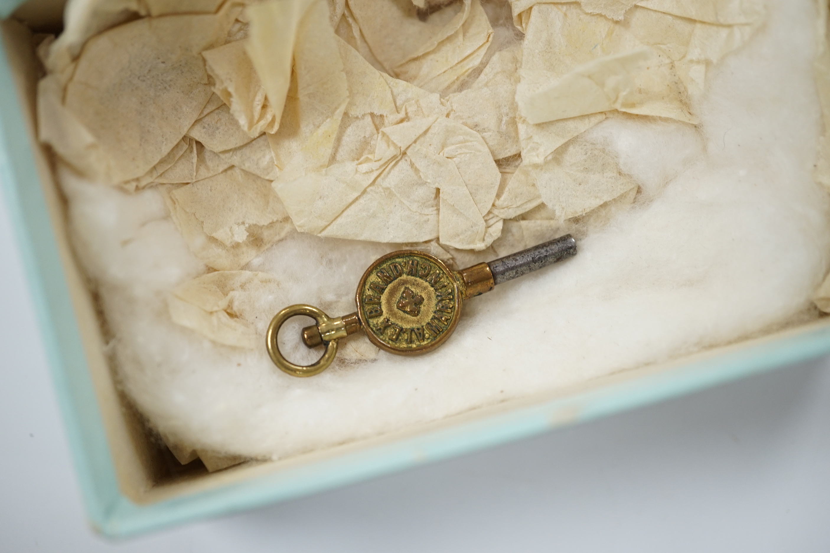A Victorian 18ct. gold open face keywind pocket watch, with yellow dial and subsidiary seconds, case diameter 54mm, gross weight 126.6 grams.